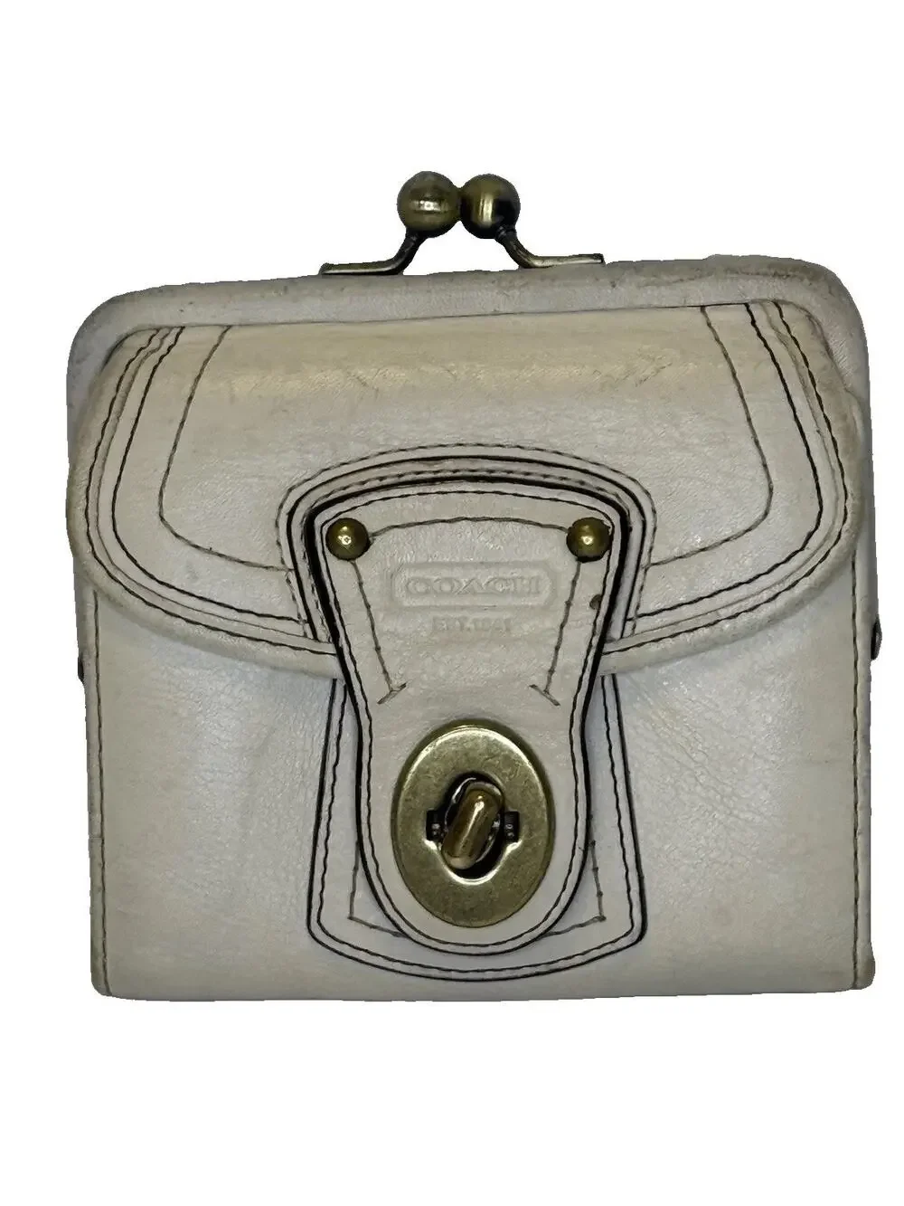Vintage Y2K Coach 65th Anniversary Legacy Gigi Kisslock Wallet